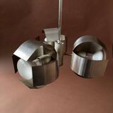 Space Age 1970s Steel Pendant Light