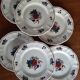 6 vintage Sarreguemines plates