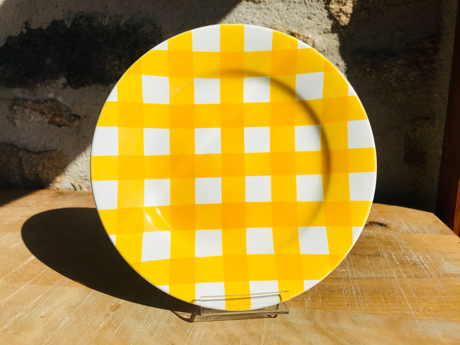 Service 21 earthenware plates of Sarreguemines Digoin Scottish model