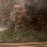 Oil on panel by Claudius Seignol 1858-1926