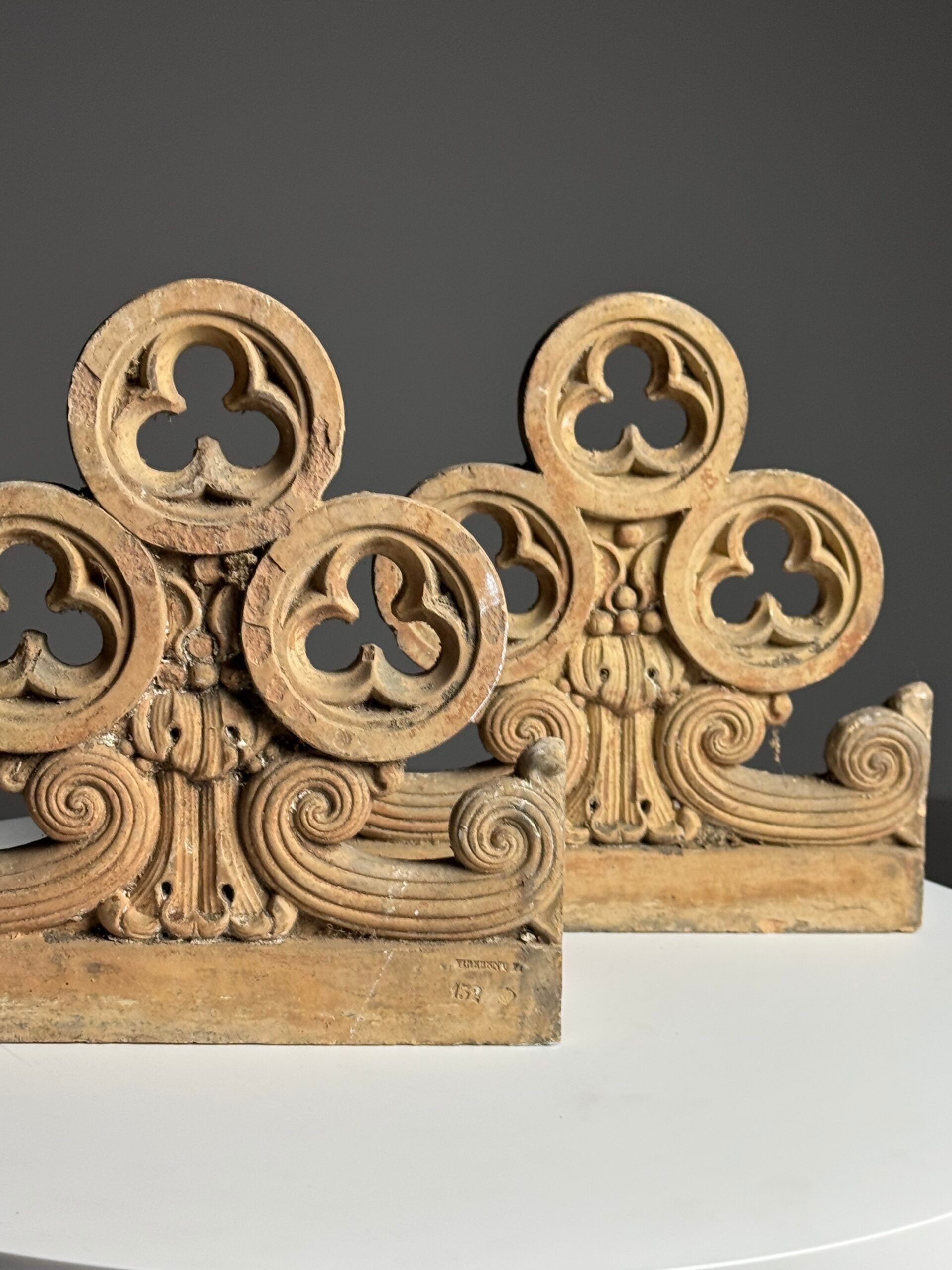 Neogothic terracotta ornaments
