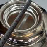 Art Deco Silver Metal Centerpiece - Octagonal Shape