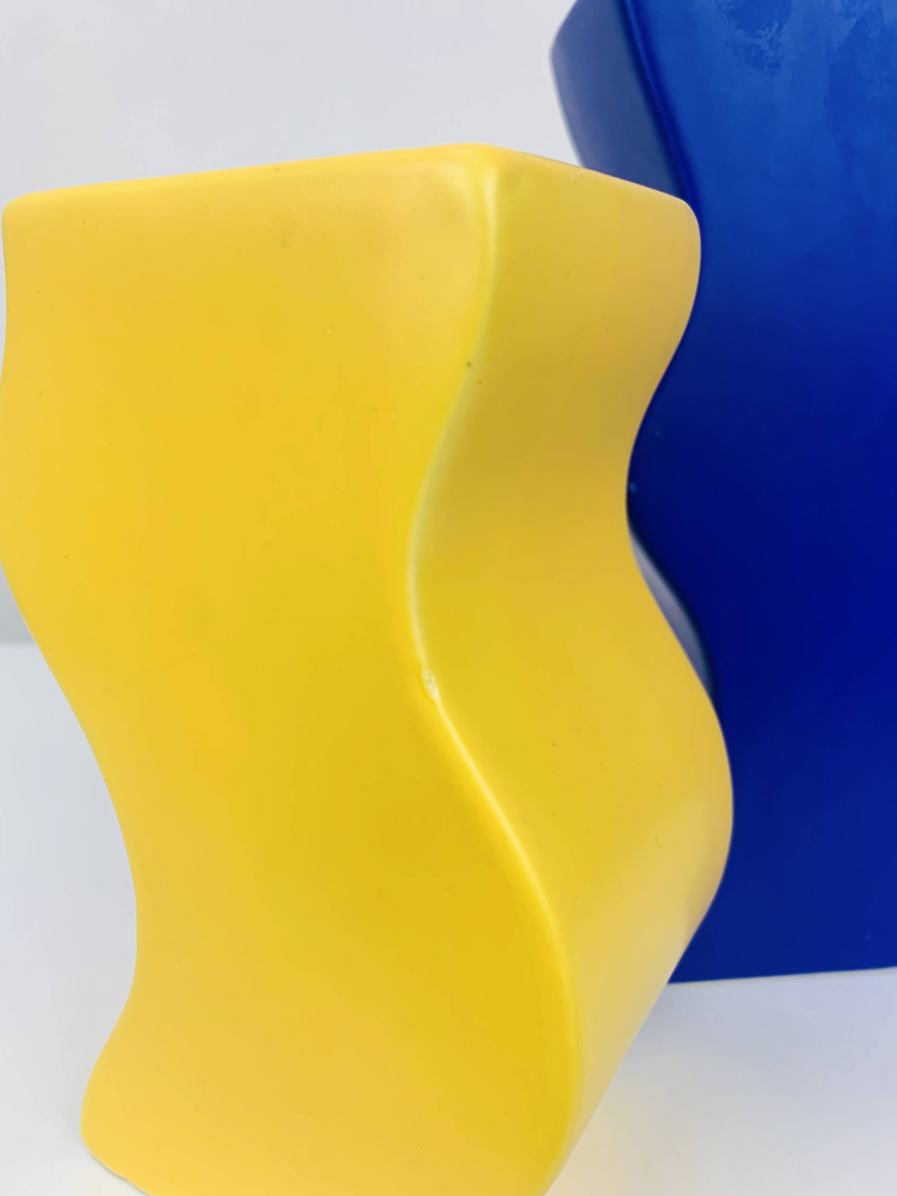 Pair of Asa vases, 80s ceramic, vintage