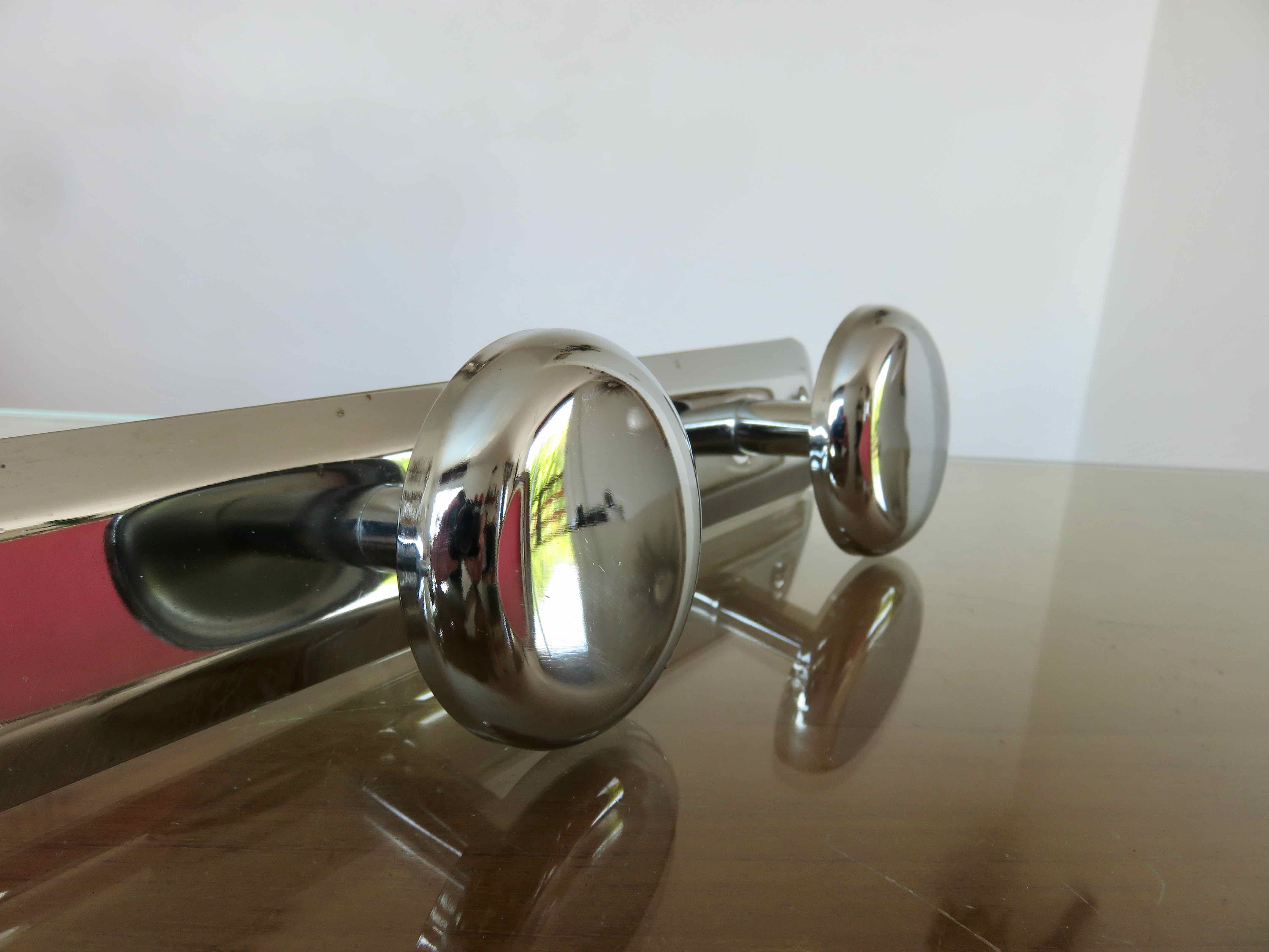 Coat rack in chromed metal 1970