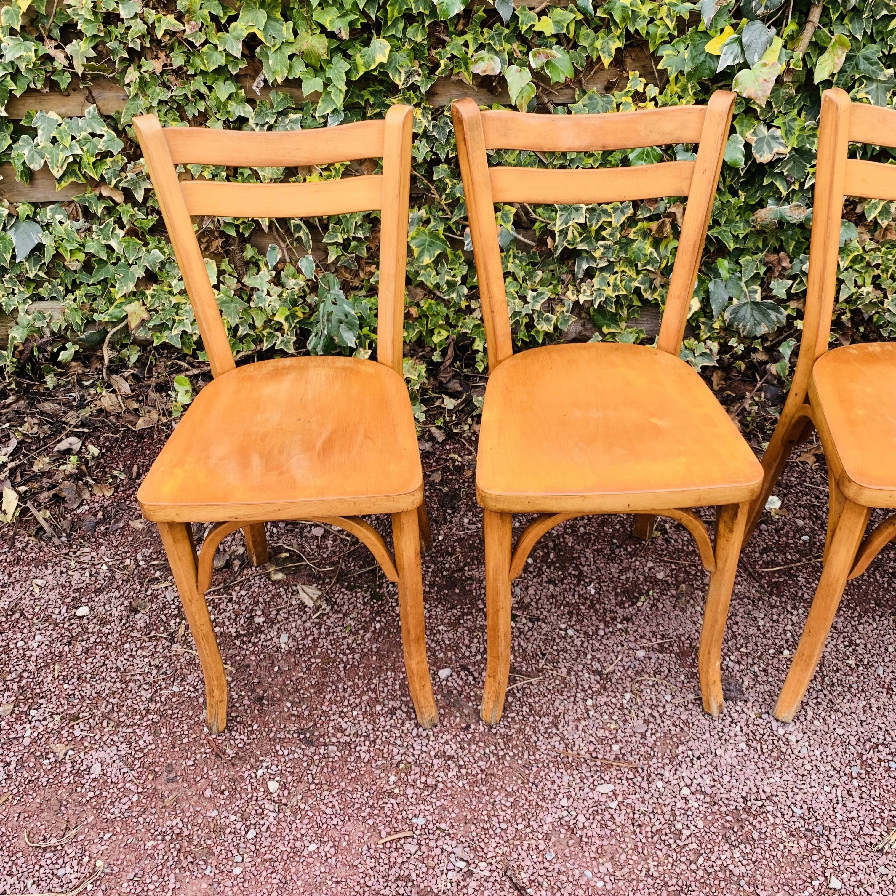 Set of 6 60s bistro chairs