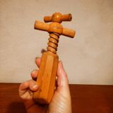 Wooden bottle opener