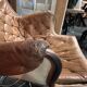 Fauteuil pivotant design suédois vintage Jetson DUX Bruno Mathsson