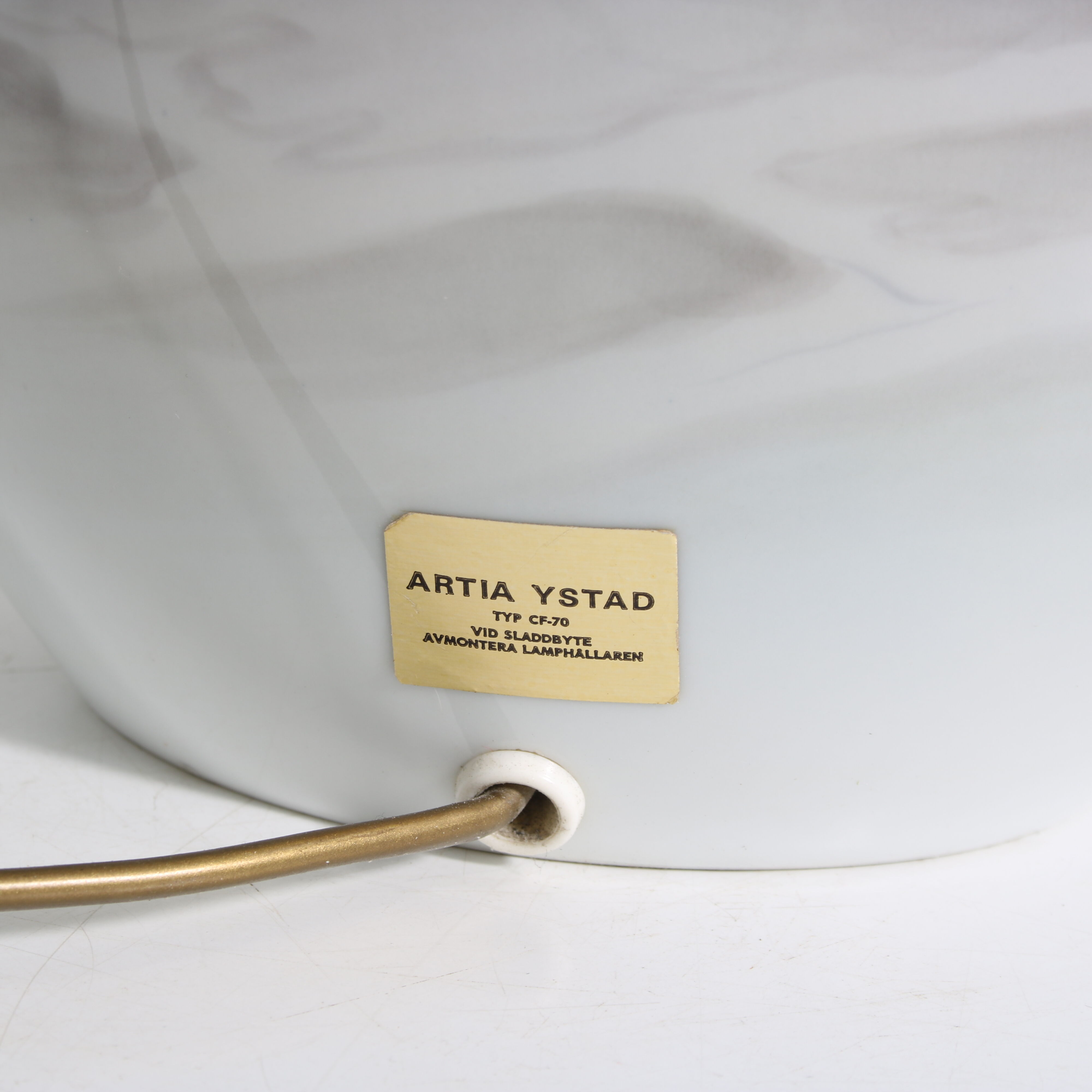 1970s Table lamp by B&G Copenhagen Porcelain, Denmark