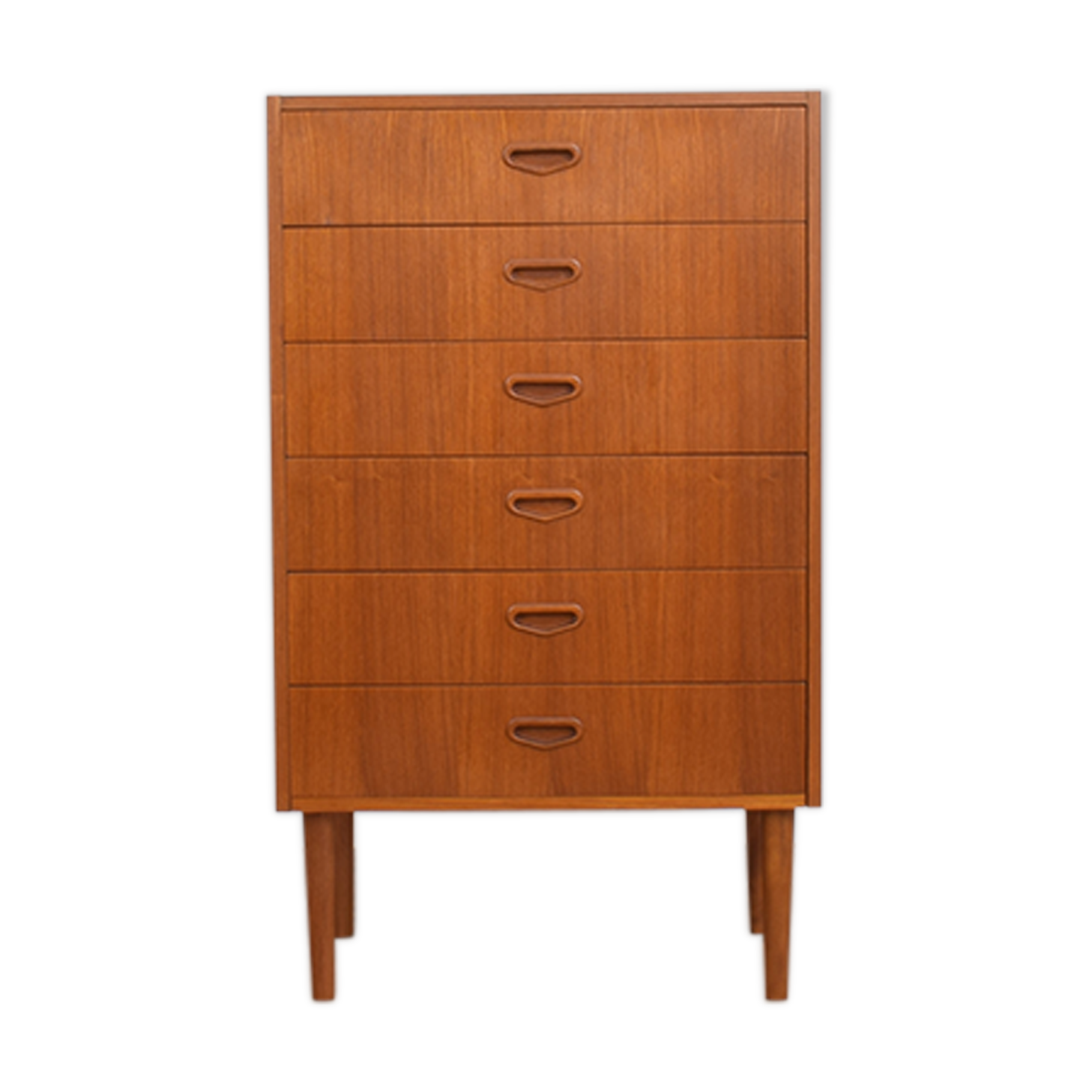 Mid-century swedish teak chest of drawers, 1960s.