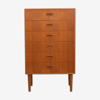 Mid-century swedish teak chest of drawers, 1960s.