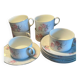 6 Art Deco RGK cups and saucers