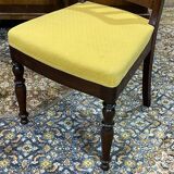 Paire de chaises françaises en acajou fin XIXème