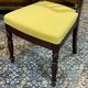 Pair of French mahogany chairs late 19th century