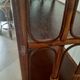 Vintage library 4 levels - wood, bamboo and rattan - retro 80s