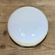 Industrial Bakelite Wall or Ceiling Light with Milk Glass, 1950s