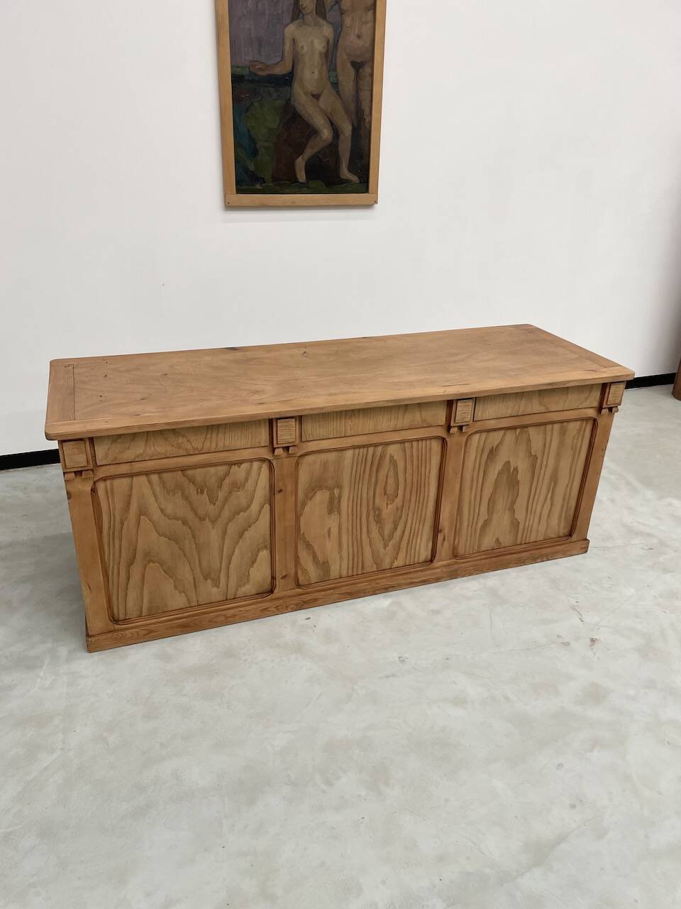 2m central island pine counter