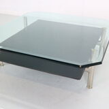 Table basse en verre et cuir 'Diesis'  par Antonio Citterio B&B Italia