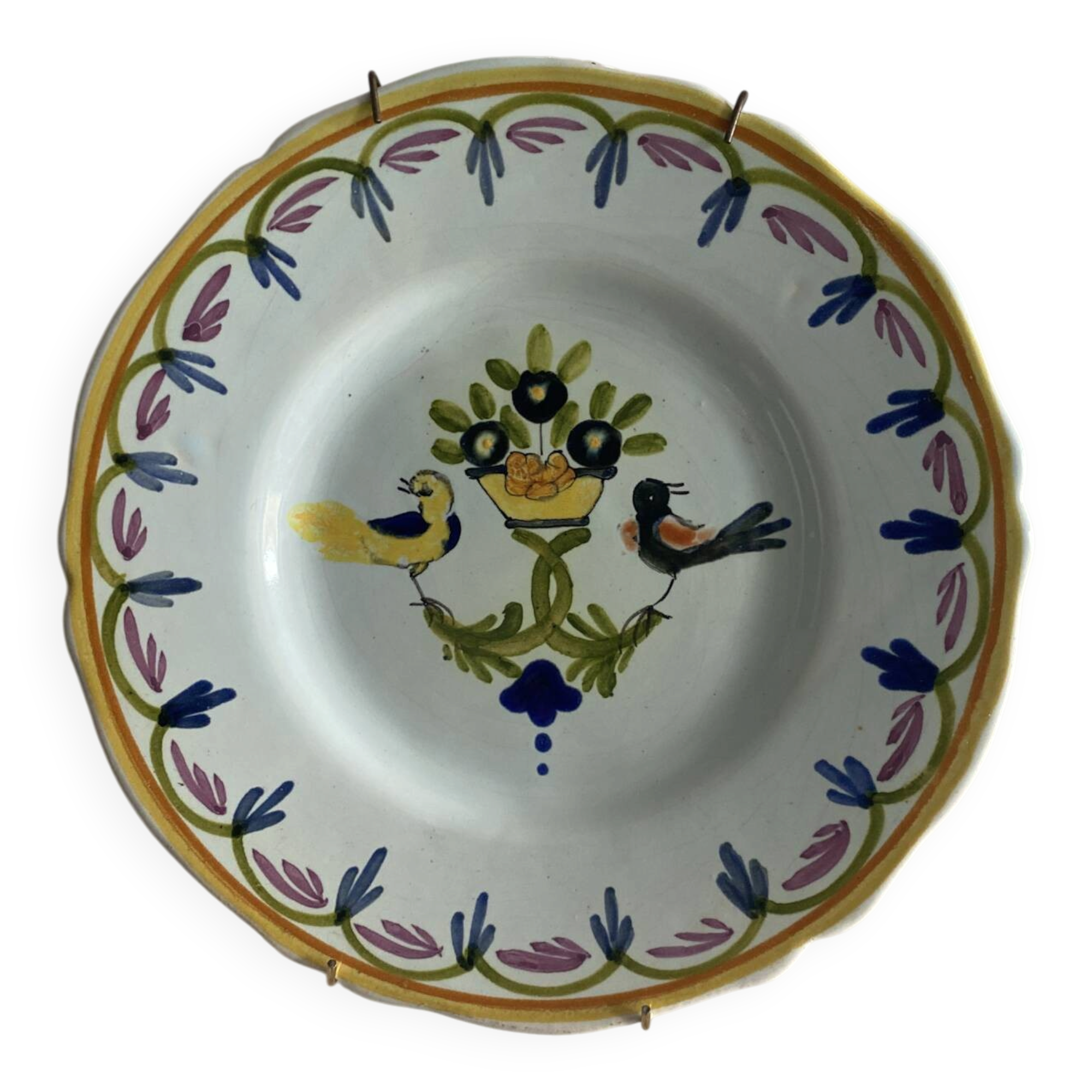 20 cm old Nevers plate