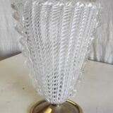 Table lamp with Murano glass shade - mid 20th century