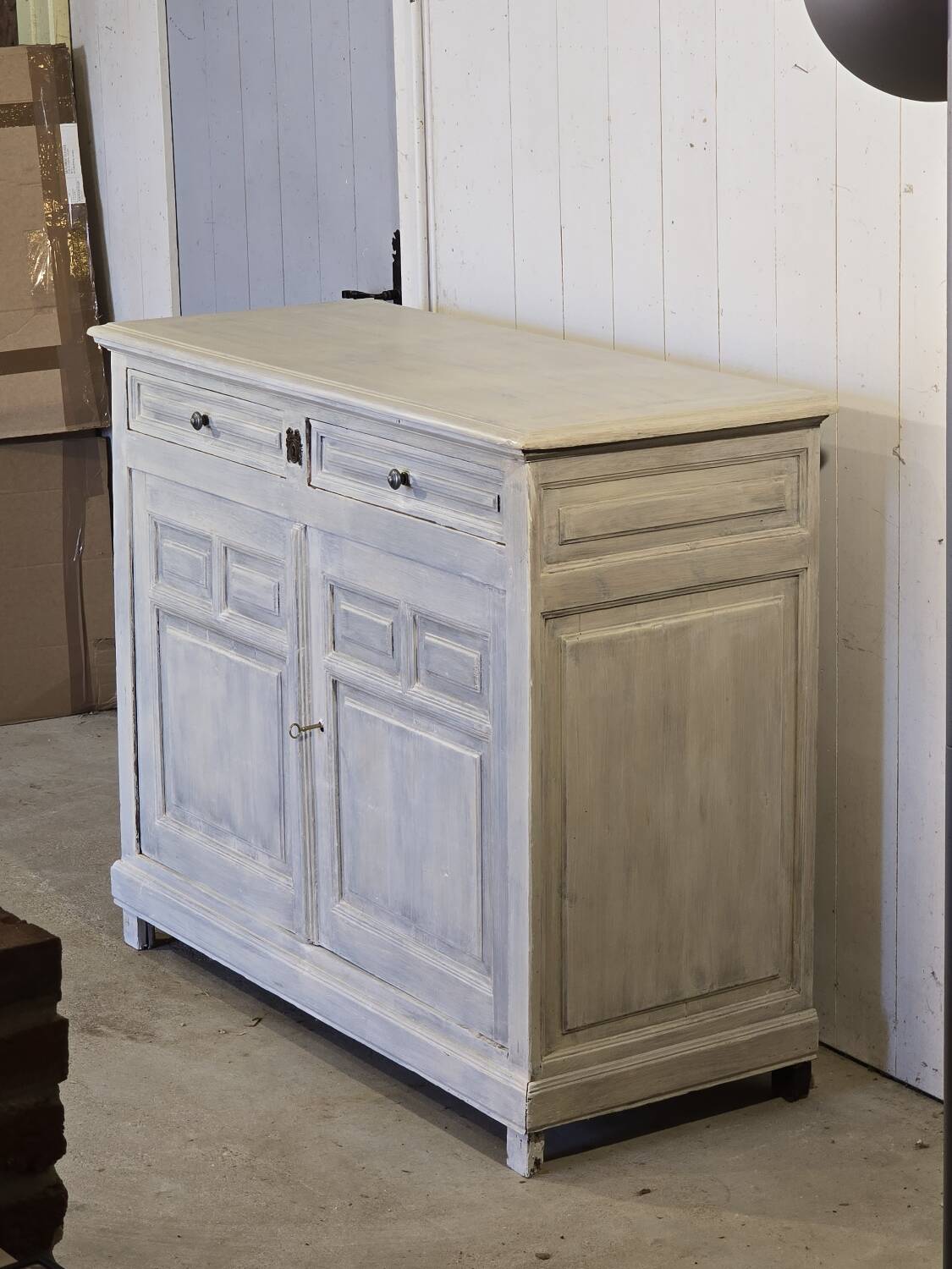 Louis Philippe style 2-door, 2-drawer sideboard