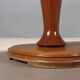 Vintage table in solid beech and glass, design, Italy, 1950s
