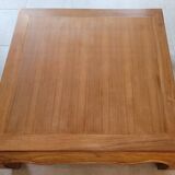 Opium square coffee table in whitewashed teak