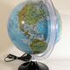 Globe terrestre lumineux années 80