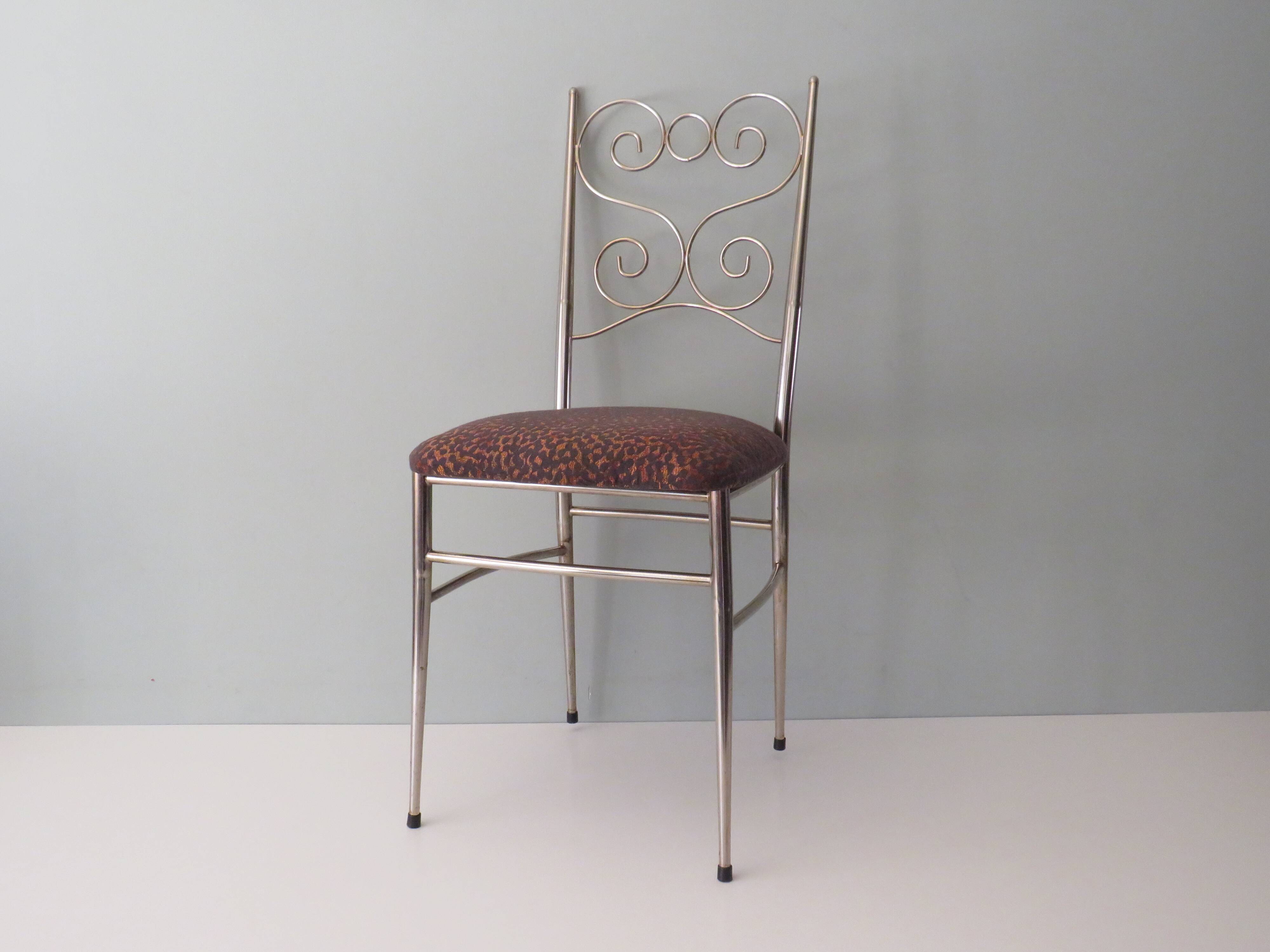 Brass chair, Italy from the 1950