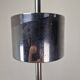 Italian Chrome Lamp with Three Opaline Glass Globes – 1970s