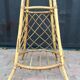 Rattan coat rack