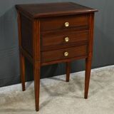 Mahogany chest of drawers, Louis XVI period – Late 18th century