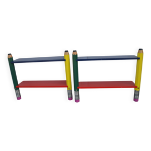 2 Etagères crayon pierre