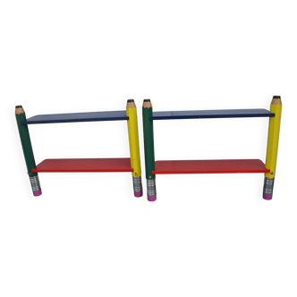 2 pencil shelves Pierre Sala
