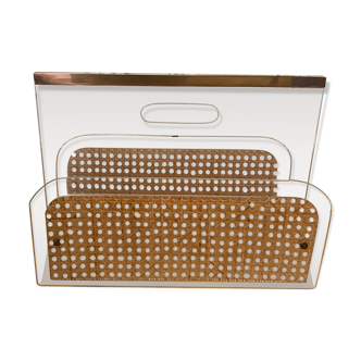 Porte revue plexis cannage
