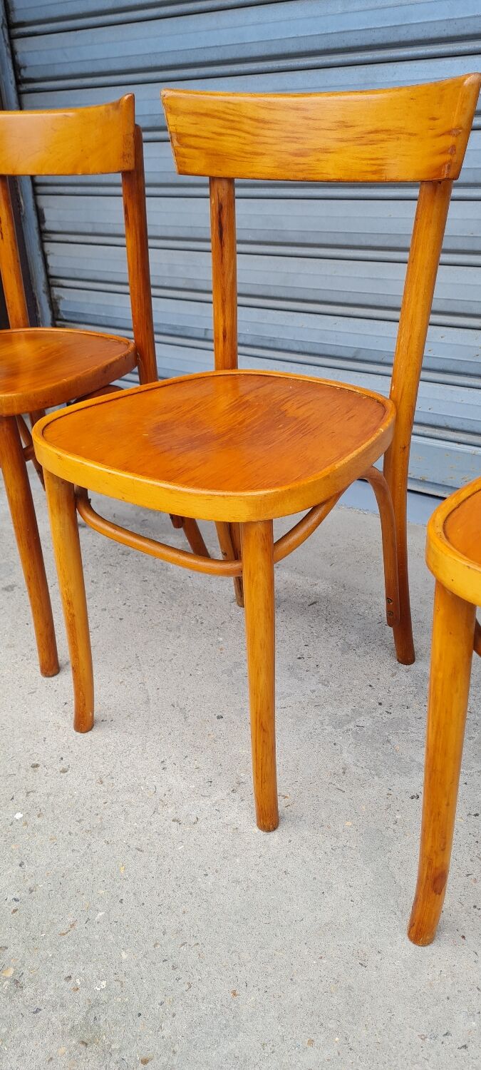 Set of 4 Baumann bistro chairs