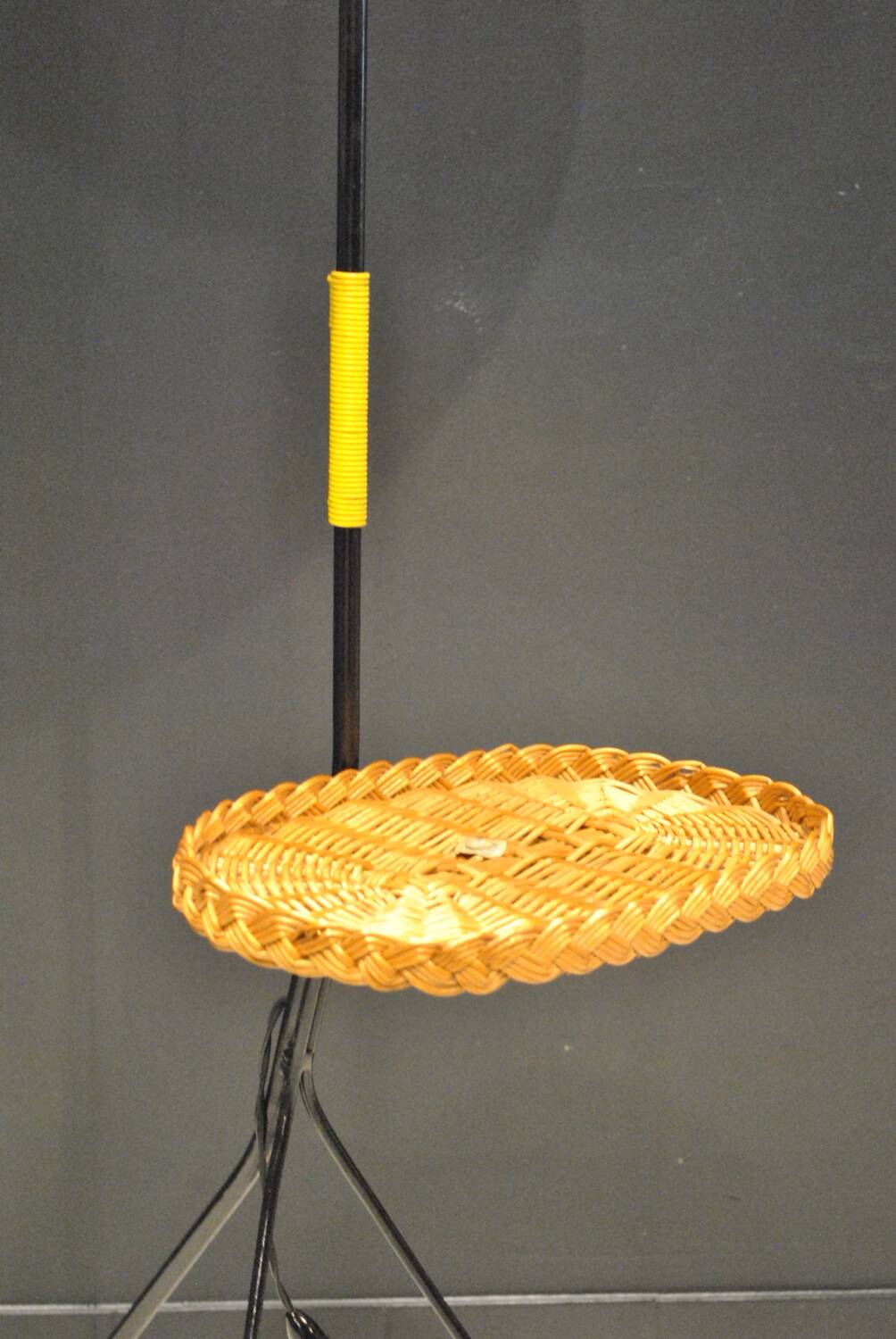 1960s magazine rack floor lamp