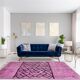 Modern Moroccan carpet pink