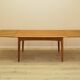 Table en teck, design danois, années 1970, fabriquée au Danemark