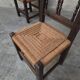 4 chaises basque bois et cordes