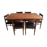 Scandinavian style table palissandre bois