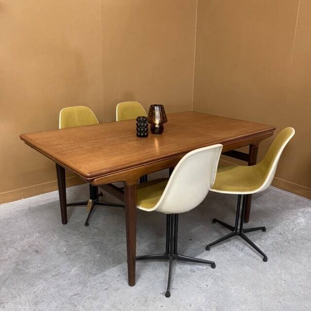 Johannes Andersen Vintage Teak Extendable Table