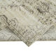 Hand-knotted unique turkish beige rug 186 cm x 293 cm