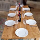 Farmhouse table 200 x 80 light oak