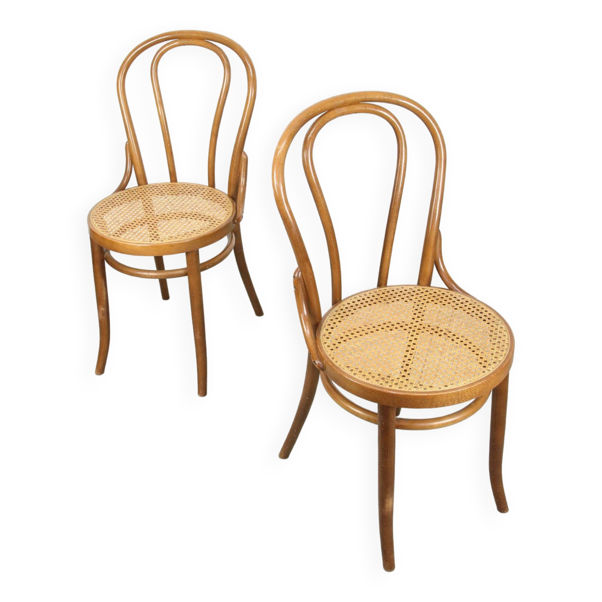 Vintage No. 18 Dining Chairs attributed to Michael Thonet, Set of 2