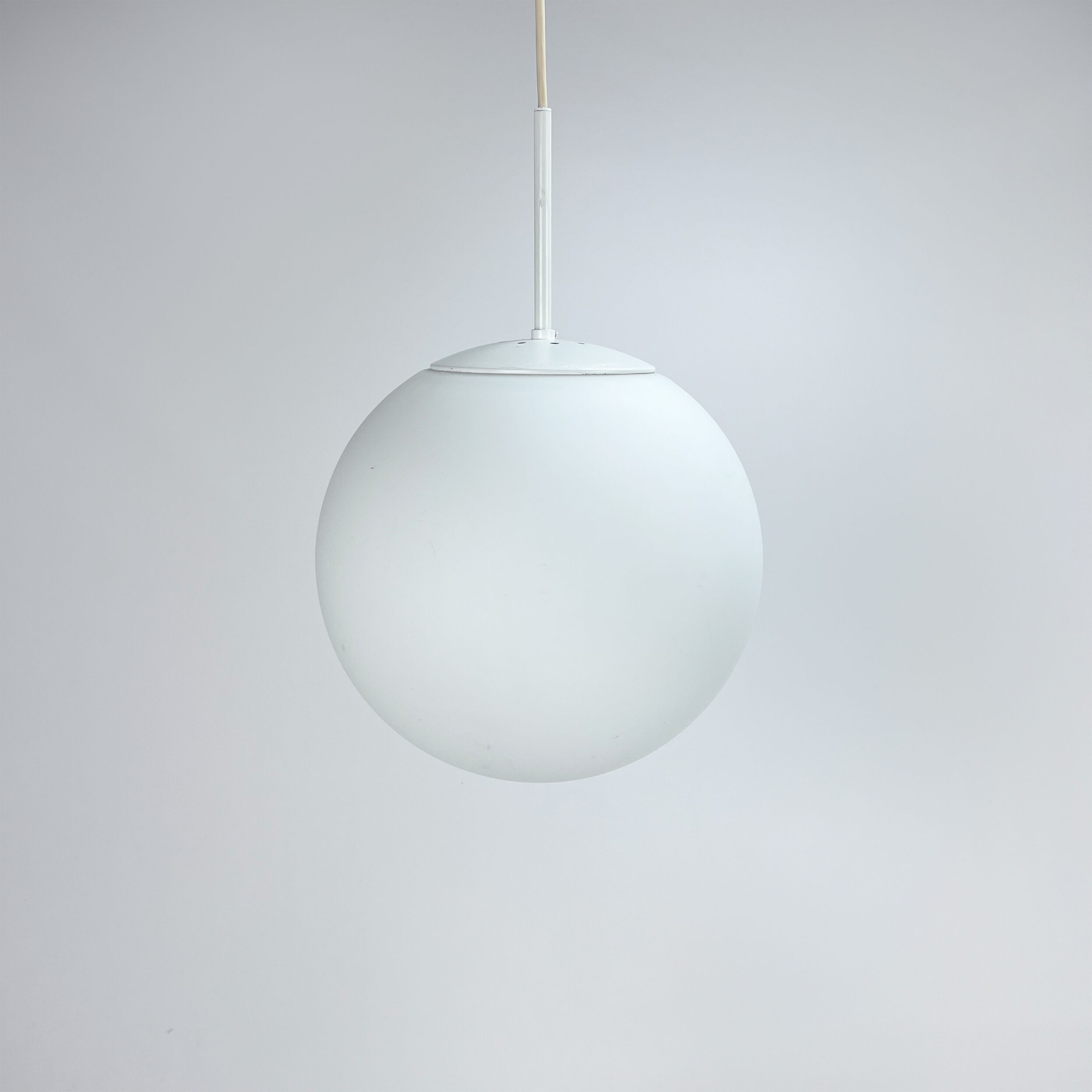 XXL Mid Century Hanging Bol Lamp by Glashutte Limburg, 1970s