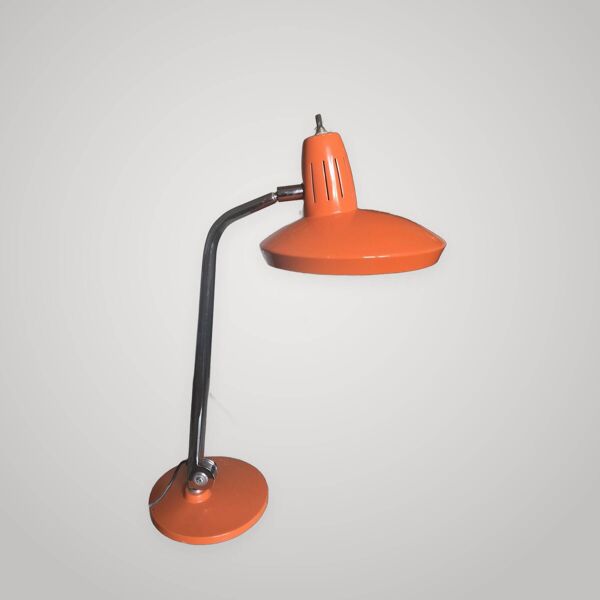 Lampe de Bureau Fase , Madrid Modèle Fario 1960 Orange