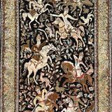 Ghoum silk carpet 104x162cm