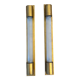 Pair of vintage modernist wall lamps copper, France 1930