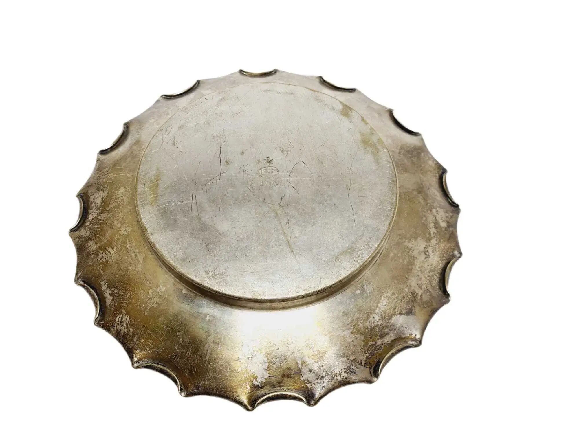 AVX Norblin Art Deco Tray with Glass Insertion