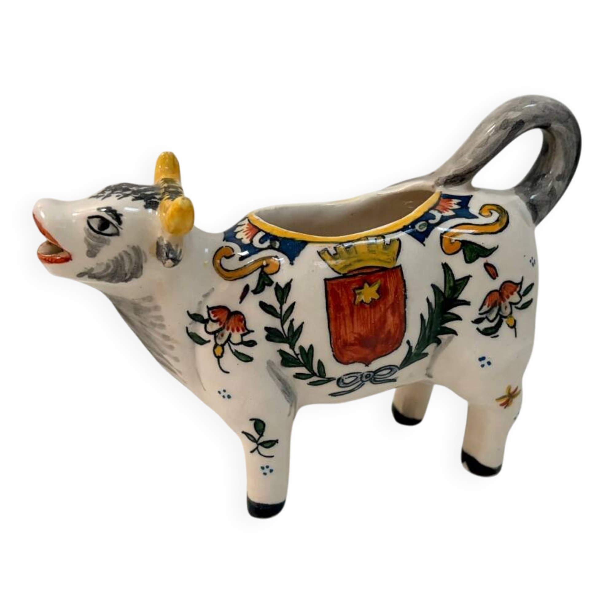 Creamer / Milk jug / Ceramic cow Aix-les-Bains